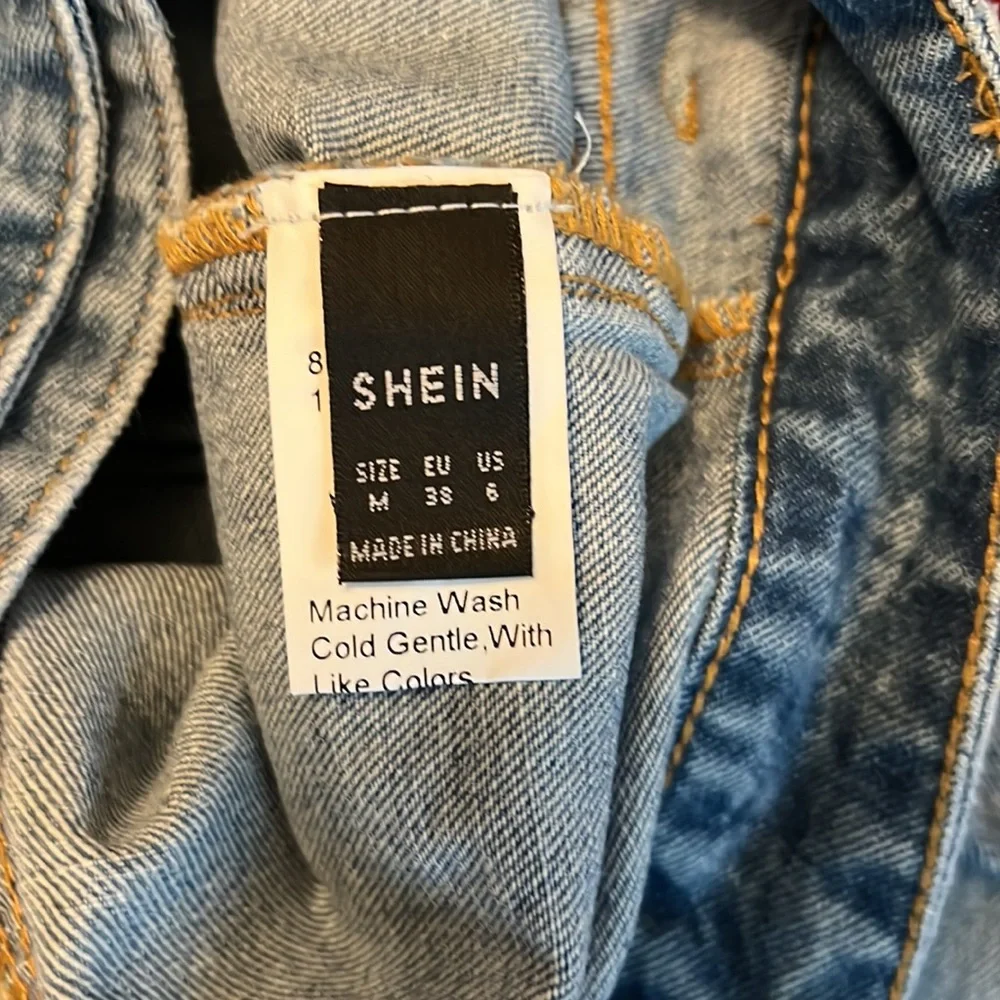 NWOT - SHEIN Colorblock Jeans - Size Medium - Picture 6 of 6